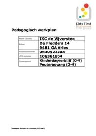 KDV Vries IKC De Vijverstee foto 10