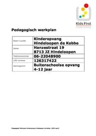 BSO Hindeloopen De Kobbe 3