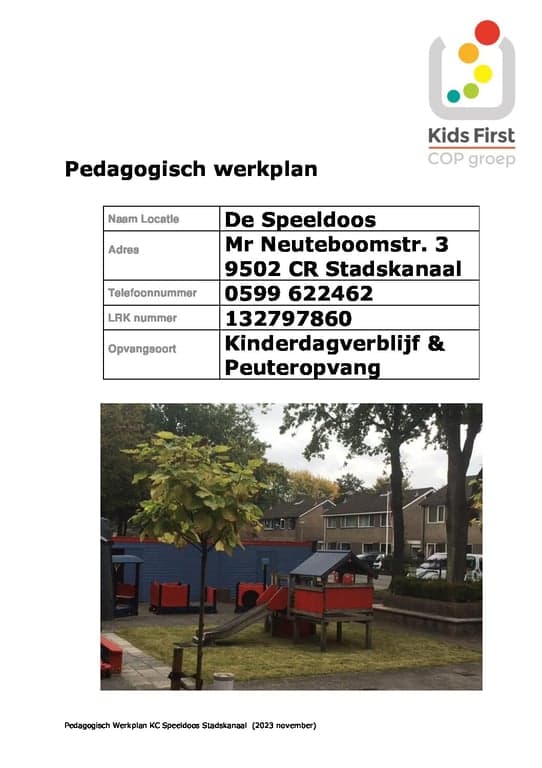 Kinderopvang Stadskanaal de Speeldoos foto 7