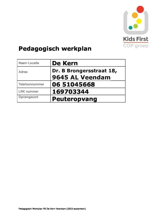 Peuteropvang De Kern foto 5