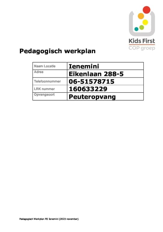 KDV Groningen Ienemini foto 9