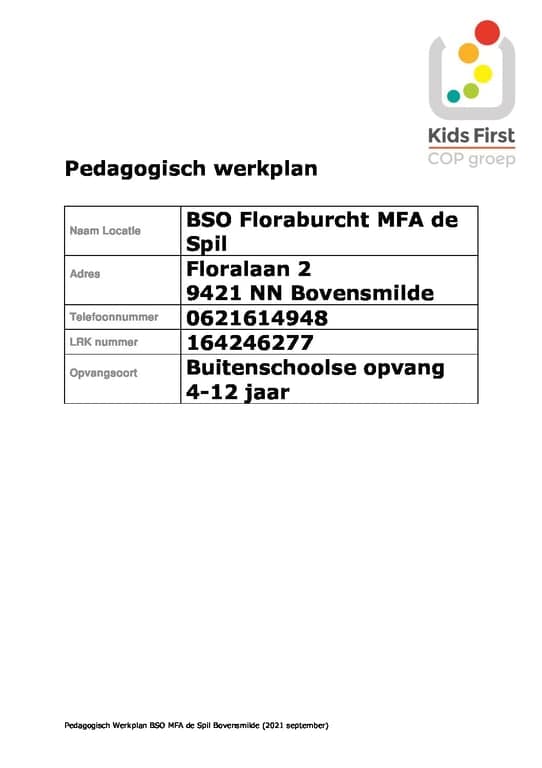 BSO Bovensmilde De Spil foto 5