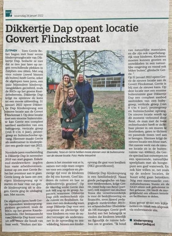 Dikkertje Dap BSO Govert Flinck 2