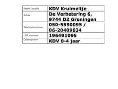 KDV Hoogkerk Kruimeltje foto 6