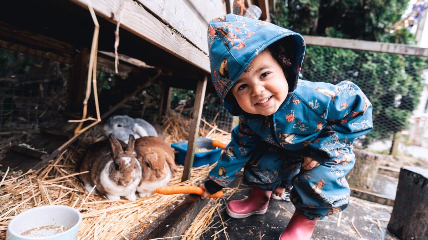 Bij ZON! Thuis scharrel peuters