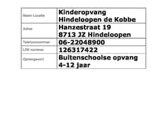 KDV Hindeloopen De Kobbe