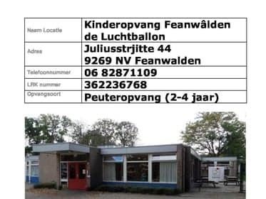 KDV Feanwâlden De Luchtballon foto 6