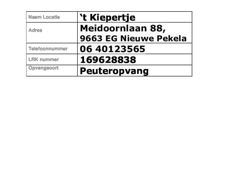 KDV Nieuwe Pekela 't Kiepertje foto 7