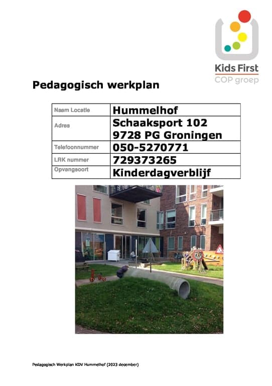 KDV Groningen Hummelhof foto 5