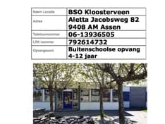 BSO Assen Kloosterveen 3