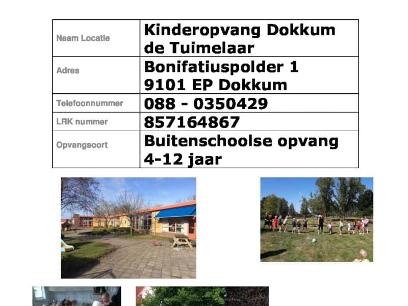 BSO Dokkum De Tuimelaar