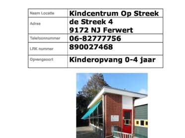 KDV Ferwert Op Streek 3