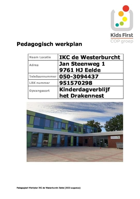 KDV Eelde IKC De Westerburcht foto 6