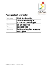 BSO Hoogkerk Kruimeltje foto 7