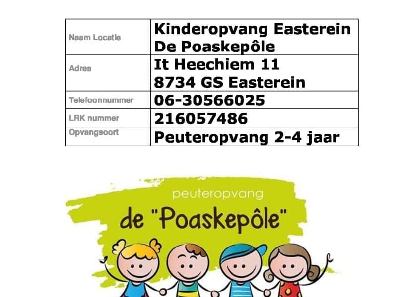 KDV Easterein De Poaskepôle